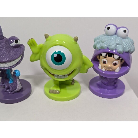 Kellogg's Disney Bobblehead Lot Of 4 Sullivan Mike Randall And Boo Monsters Inc. - Picture 3 of 8